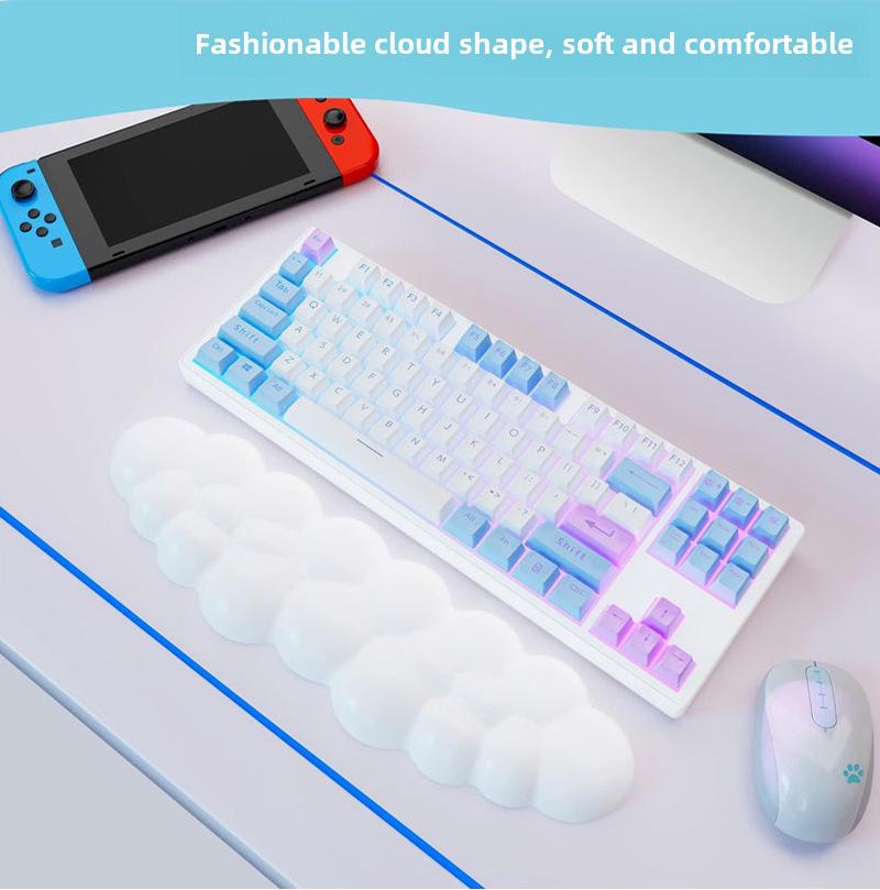 Подставка для запястья клавиатуры Cloud Memory Foam для настольного набора текста