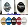 4 шт. для Camry Highlander Corolla C-HR Крышки дверных замков Защитные из нержавеющей стали для автомобиля с логотипом
