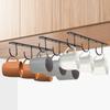Набор из 3 крючков для кружек под шкаф, Подвесной держатель для кофейных кружек для кухонного шкафа/полки, Органайзер для кофейных кружек с 9 крючками, для кружек, чашек, кухни