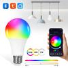 Умная светодиодная лампа E27 RGB с радиочастотным пультом 433 МГц и Bluetooth-управлением, беспроводная настенная розетка-выключатель с приложением Tuya для домашнего освещения AC 220 В