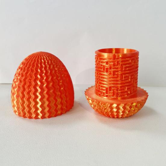 3D-печатное яйцо-лабиринт, игрушка для снятия стресса, образовательный лабиринт, ящик для хранения яиц, контейнер, игрушка-непоседа, домашний офис, пасхальное украшение