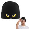 Хэллоуин Злые Желтые Глаза Теплая Вязаная Шапка Хип-Хоп Шапка-Бини Осень Зима Уличные Шапки-Бини для Мужчин Женщин Взрослых