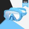 Snorkeling Set: Wide-View Mask & Semi-Dry Breathing Tube - Silicone Diving Goggles 2-Piece Kit