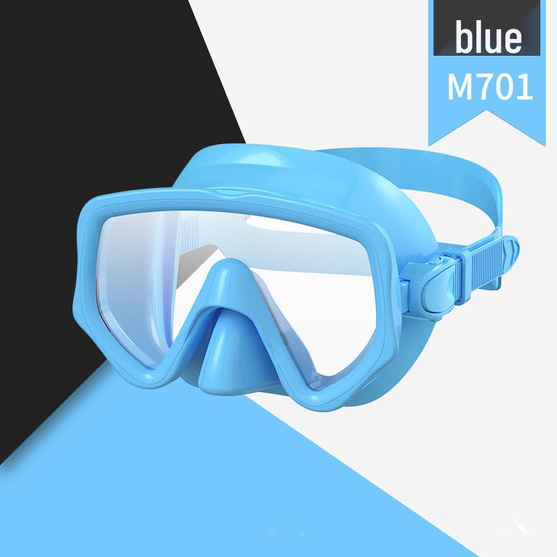 Snorkeling Set: Wide-View Mask & Semi-Dry Breathing Tube - Silicone Diving Goggles 2-Piece Kit