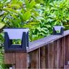 Efficient Solar Powered Column Lights 3 Lighting Modes Solar Post Lights  Fence Decoration