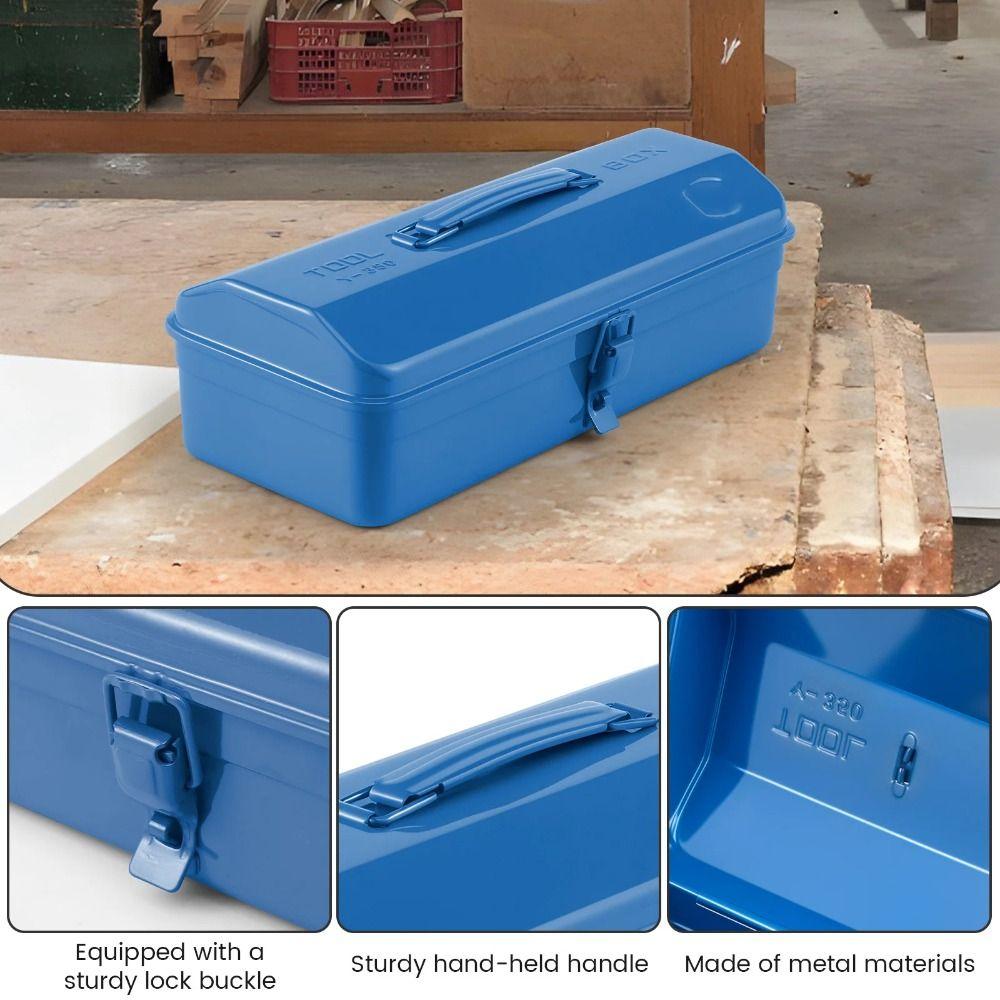 Heavy Duty Tool Box Metal Storage Tools Box Iron Construction Hardware Storage  Electrician Repair