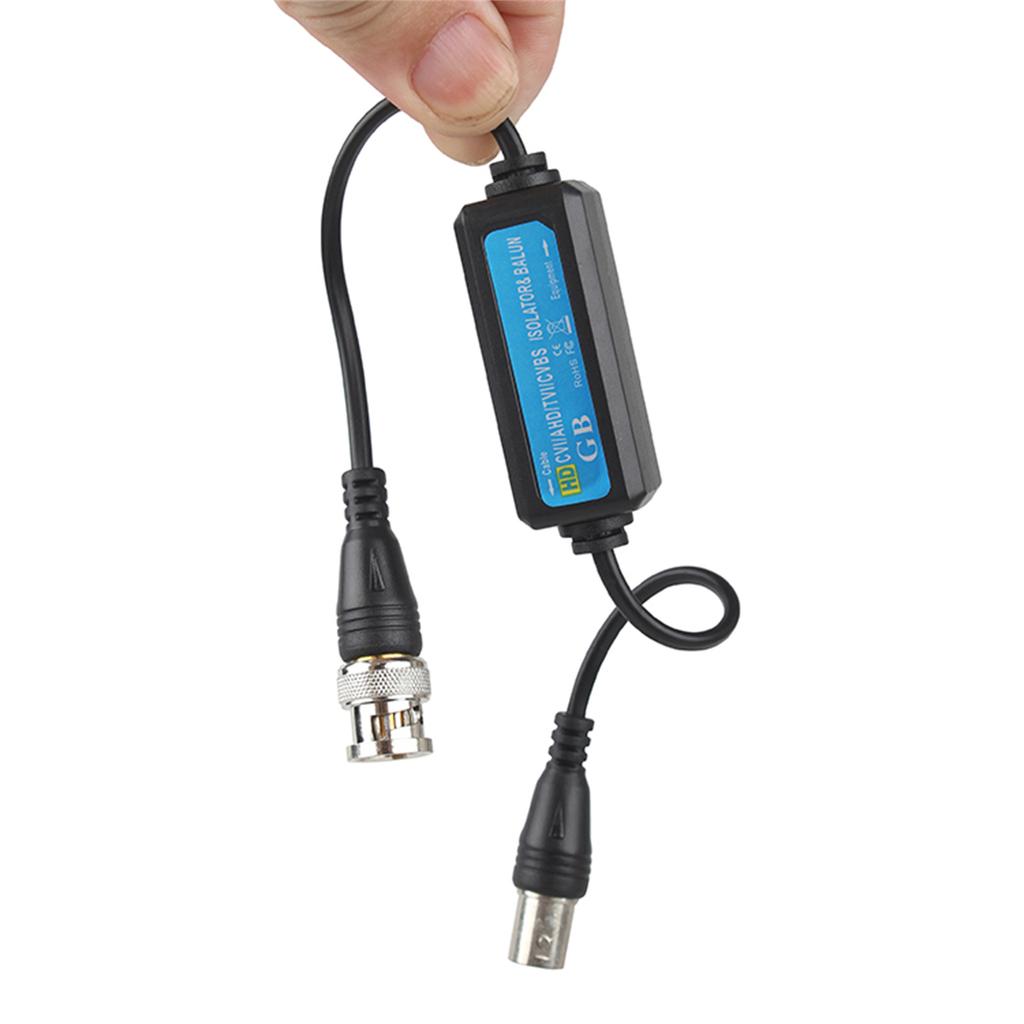 Пассивные BNC «папа»-«мама» видеоизоляторы земляной петли защищают вашу систему видеонаблюдения от помех от силового кабеля