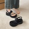 Fashion Summer Platform Flats Women Sandals Fashion Clip Toe Ladies Casual Dress Street Style Gladiator Sandalias