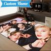 Custom Name K-pop stray Style Collective Rug for Living Room, Game Rooms, Office, Bedroom, Floor Mat Playful Design, fan gifts Christmas decor