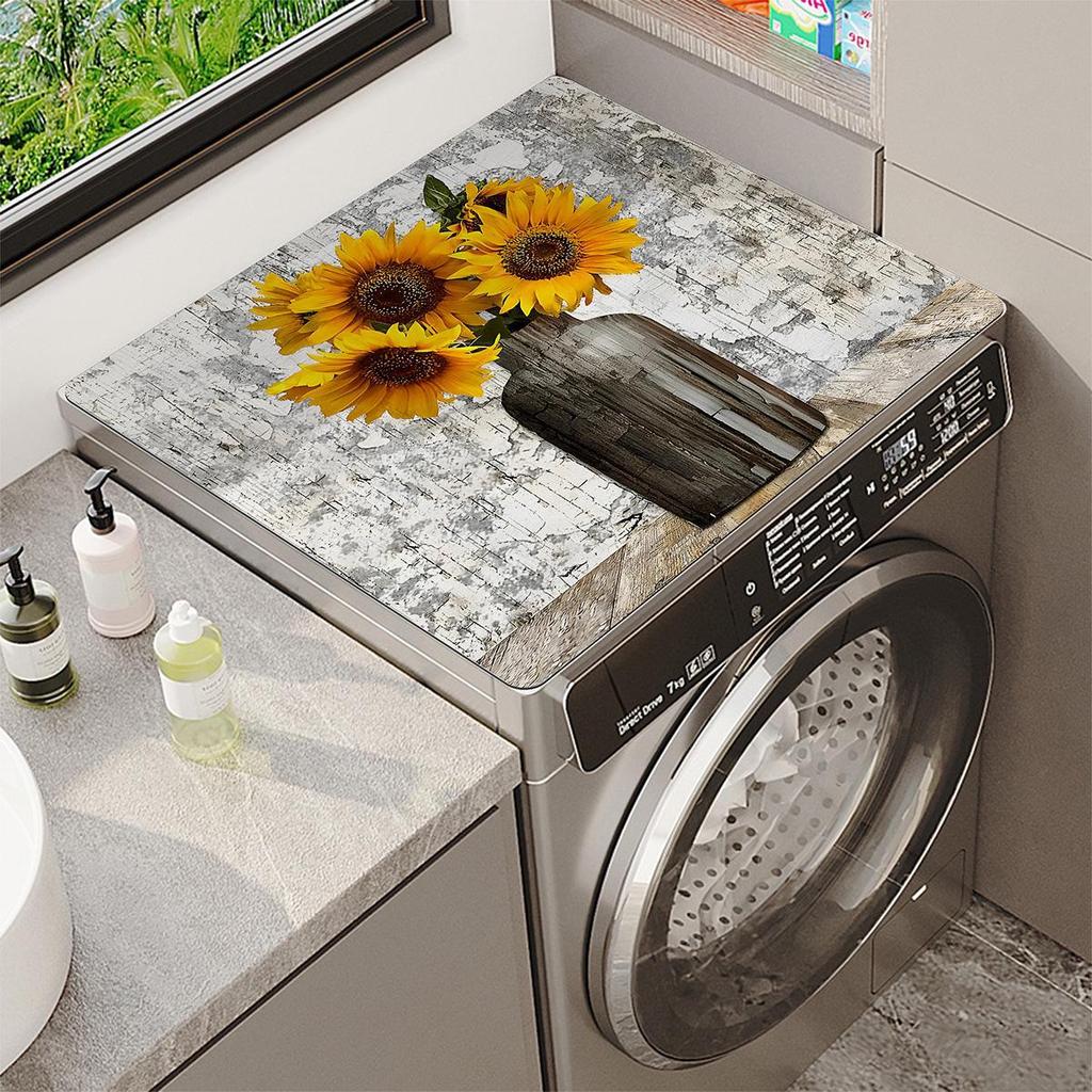 Коврик из диатомовой грязи подсолнечника, пылезащитный для барабанных стиральных машин, сушилок и холодильников - влагопоглощающий и защитный