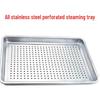 Stainless Steel Steaming Tray with Holes