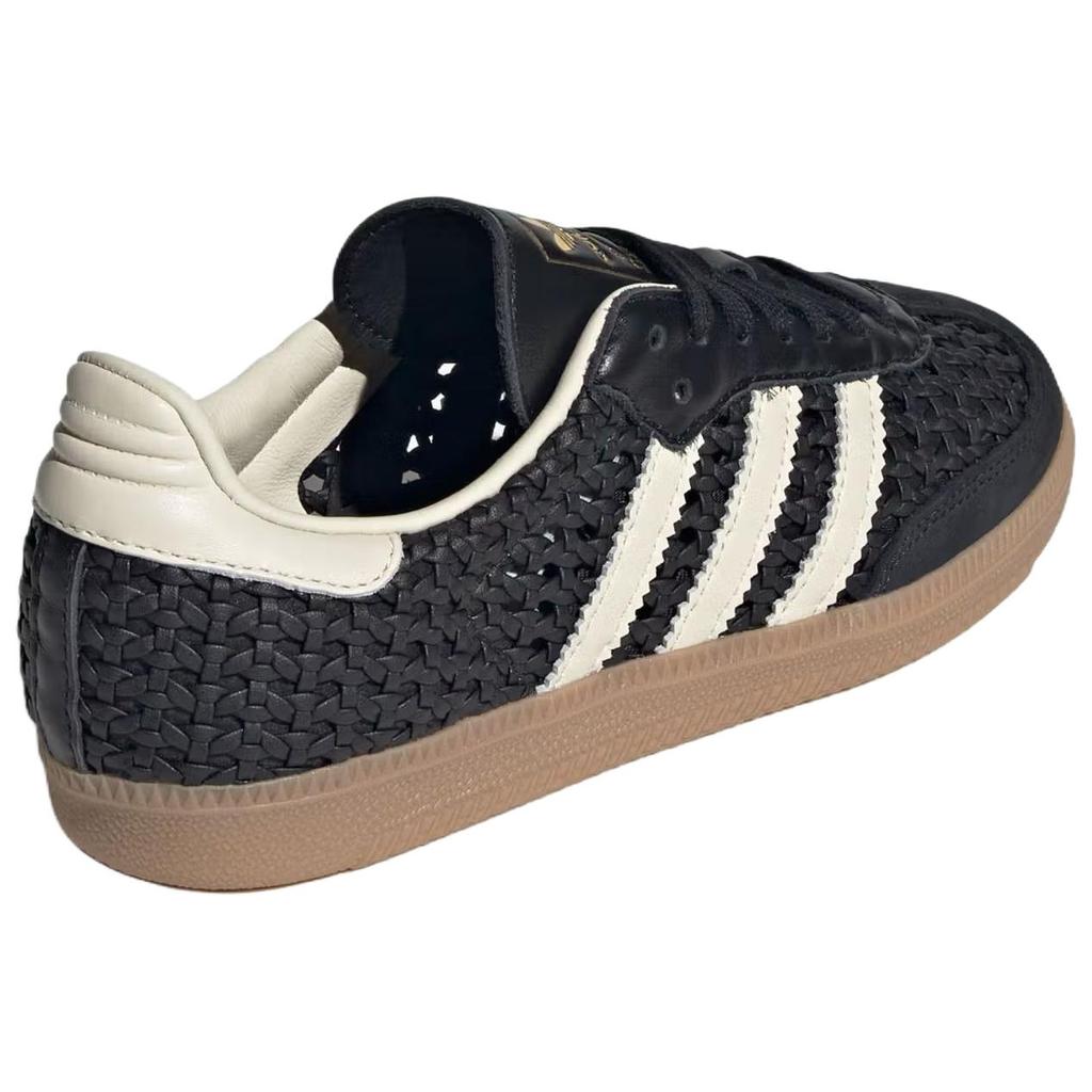 adidas Оригинальные кроссовки Samba Немецкой армии Унисекс Черные HQ9282