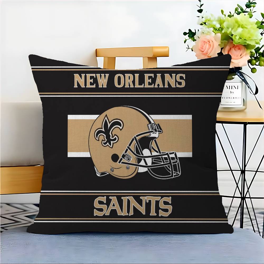 N-New O-Orleans S-Saints Pillow Anime Pillow Sofa Bed Head Pillow Cover Cushion Cover 45X45 Cm Fashion