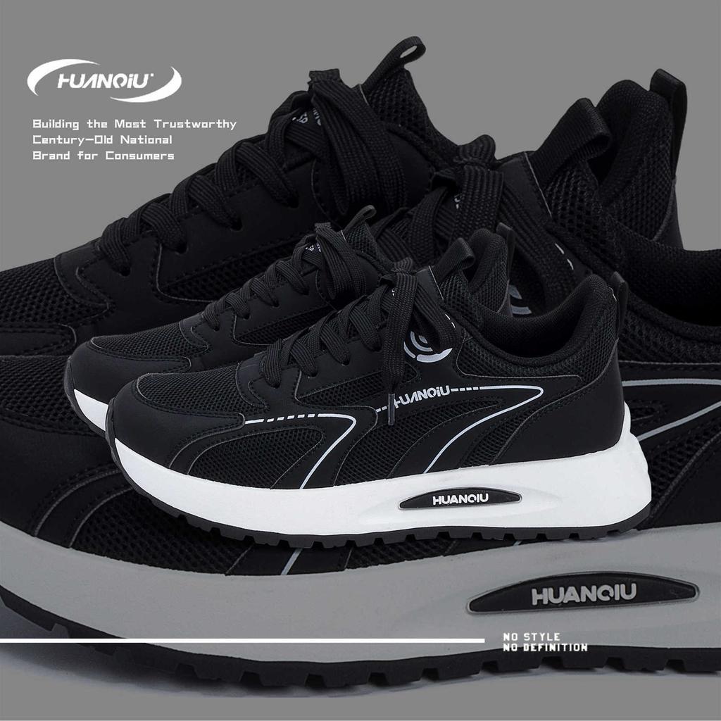 Global Casual Dad Shoes Men's ZHQ1232 Summer Black Men's Shoes Versatile Platform Mesh Breathable Sneakers