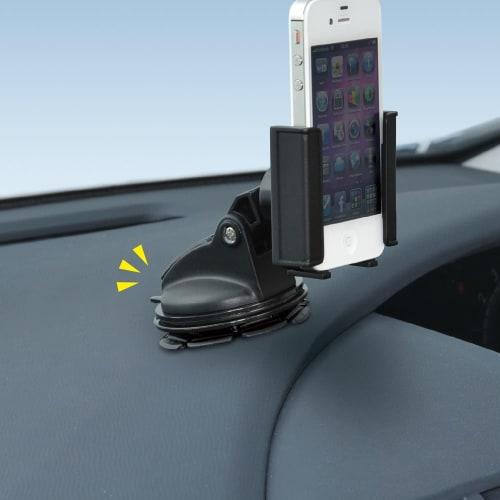 SEIWA Car Supplies Dashboard Suction Cup Support Adapter M BK/70mm W762