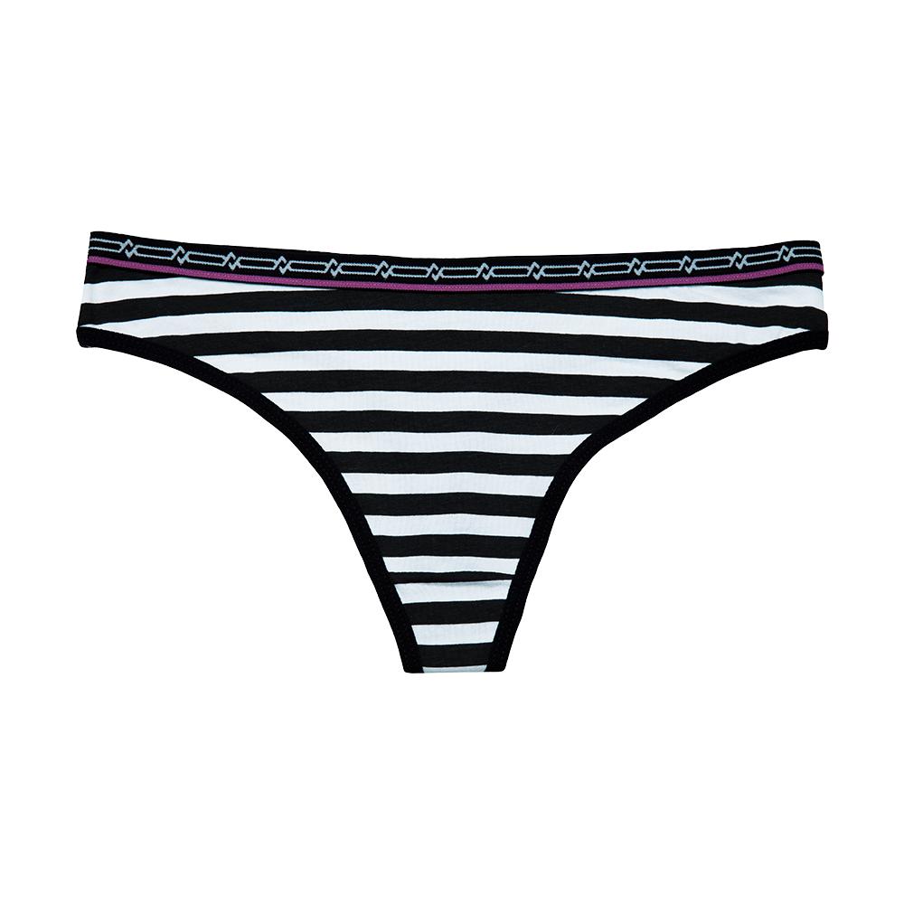 Women G-String Cotton Comfortable Thong Panties Sexy Striped Low Waist Briefs Set 6 Pcs/lot