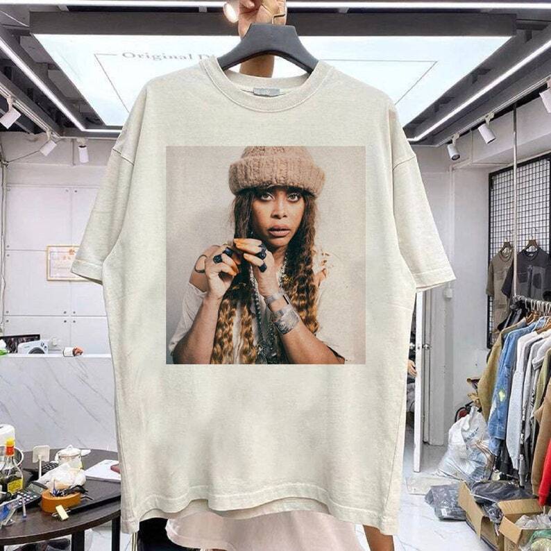 Erykah Badu Tshirt Erykah Badu Gift For Men Women Tshirt S5XL KH9268 Unisex T-Shirt