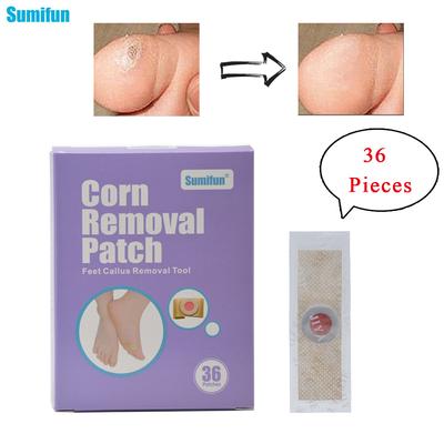 Sumifun 36 шт. пластырь для удаления мозолей, пластырь для снятия боли при подошвенной боли, лечебный пластырь, наклейка на мозоли