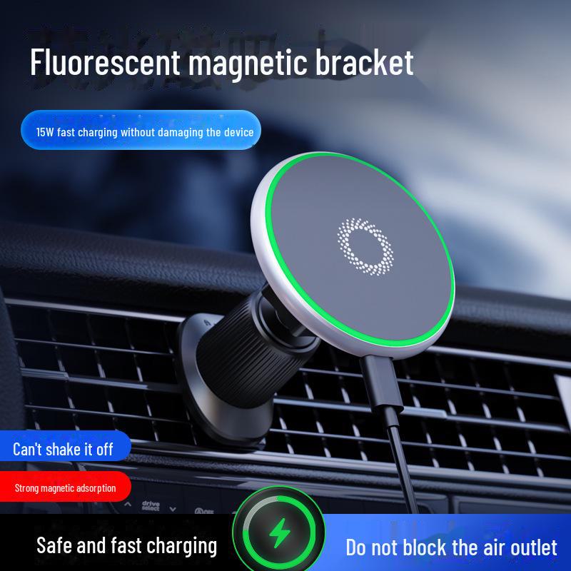 MagSafe Magnetic Wireless Car Charger and Phone Mount