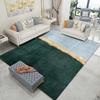 Геометрический ковер в современном стиле, декор для гостиной, зеленые ковры, диван, чайный столик, прикроватный коврик для ног, коврик для спальни, нескользящий, моющийся