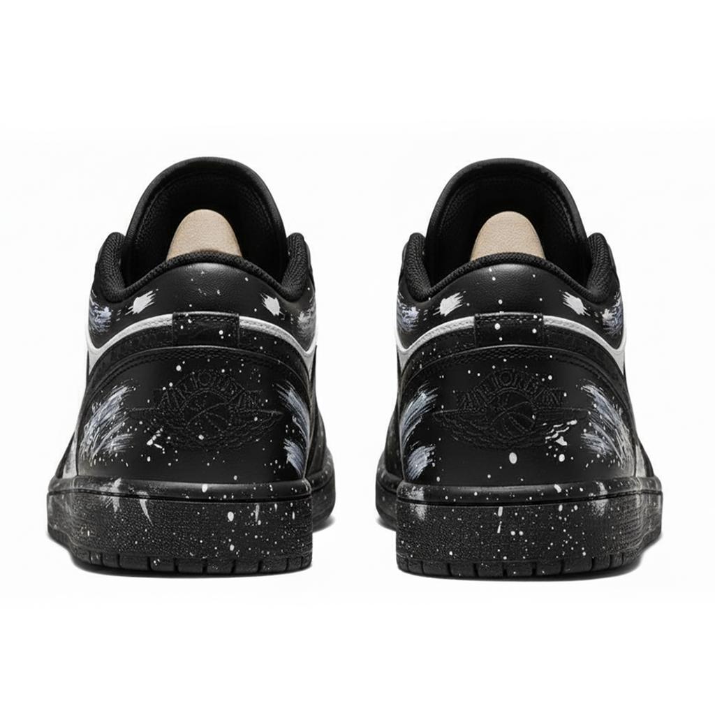 Jordan Air Jordan 1 Low Three Times Laboratory, Ограниченная серия Года Лошади, Xuanxi Ink Chase, Устойчивость к истиранию коробки 553558-040(Команда-S-КОРОБКА)-Случайные упаковочные пакеты