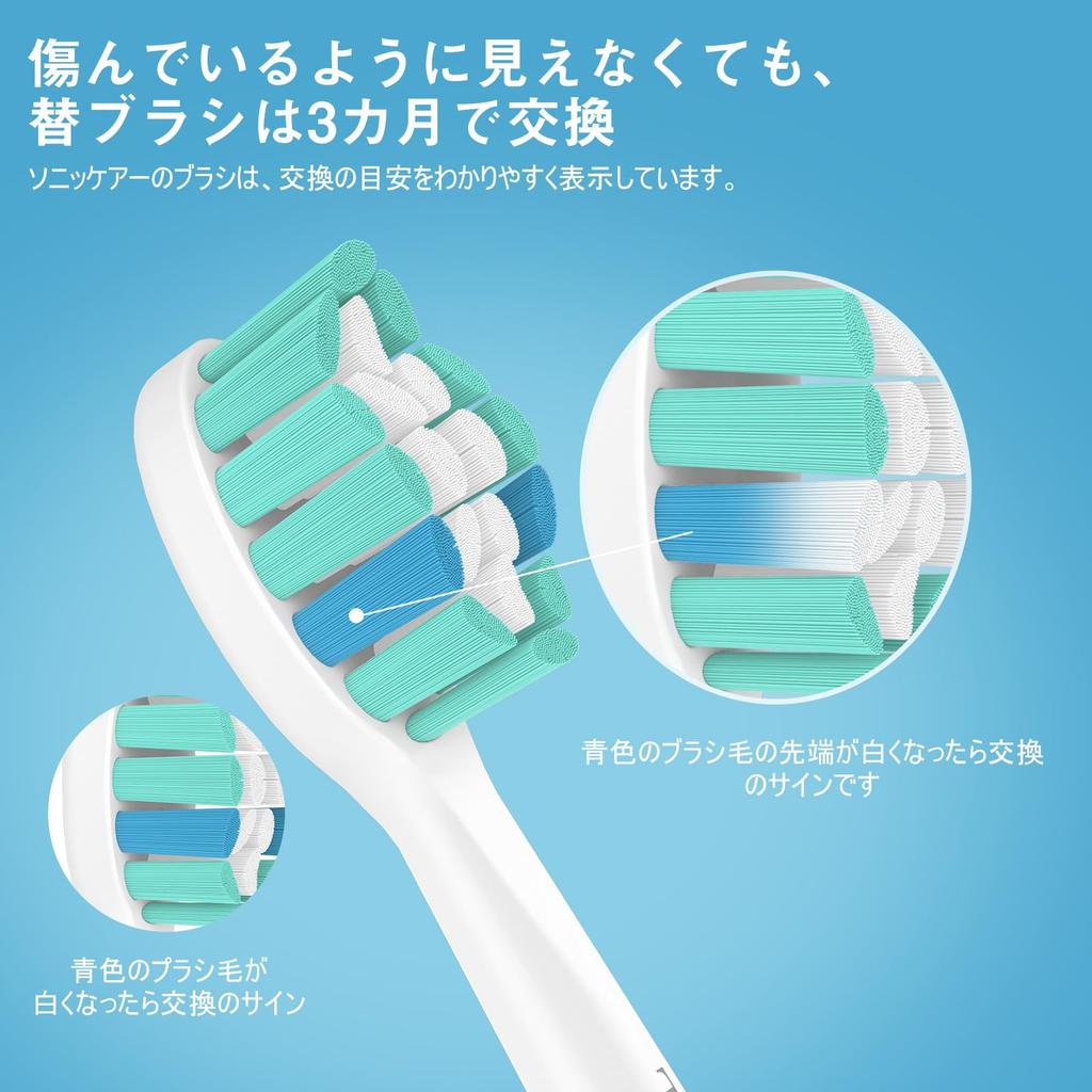 Trustnice Compatible Replacement Brush Heads for Philips Sonicare Electric DiamondClean Brush Heads for Plaque Set for Home and Travel Use