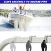 Sturdy Design Hanger Rope Hook UV Resistant Pontoon Mount Boat Bumper Clips  Marine Environment