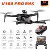 Новый профессиональный дрон V168 8K 5G GPS/Optical Flow HD аэрофотосъемка ESC двойная камера WIFI FPV обход препятствий бесщеточный двигатель квадрокоптер игрушка