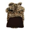 Pet Leopard Print Cloak Cute Retro Stylish Puppy Plush Jacket for Autumn and Winter