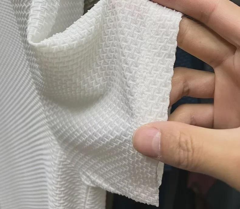 Футболка мужская Bamboo Ice Silk Mesh - однотонная, с короткими рукавами, удобная, стильная, повседневная, универсальная, тонкая, модный летний топ