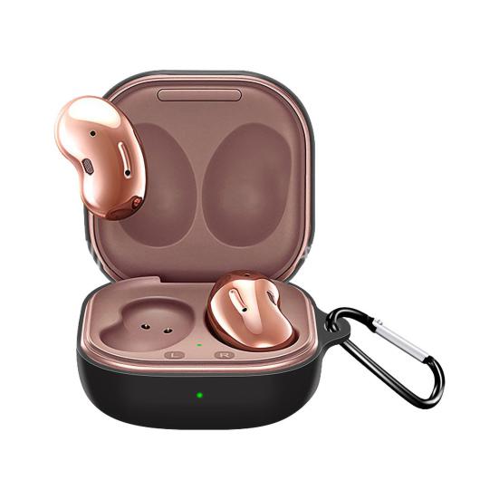 Чехол для наушников, мягкий силиконовый защитный чехол для Bluetooth-совместимой гарнитуры с защитой от царапин для Samsung Galaxy Buds 2/Live/Pro