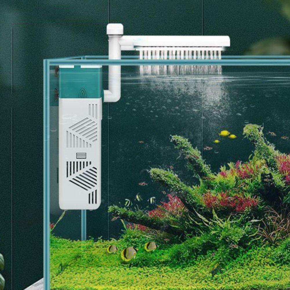 3/6/10 Вт Погружной фильтр для аквариума Регулируемый сборщик фекалий рыб Фильтр Аквариум