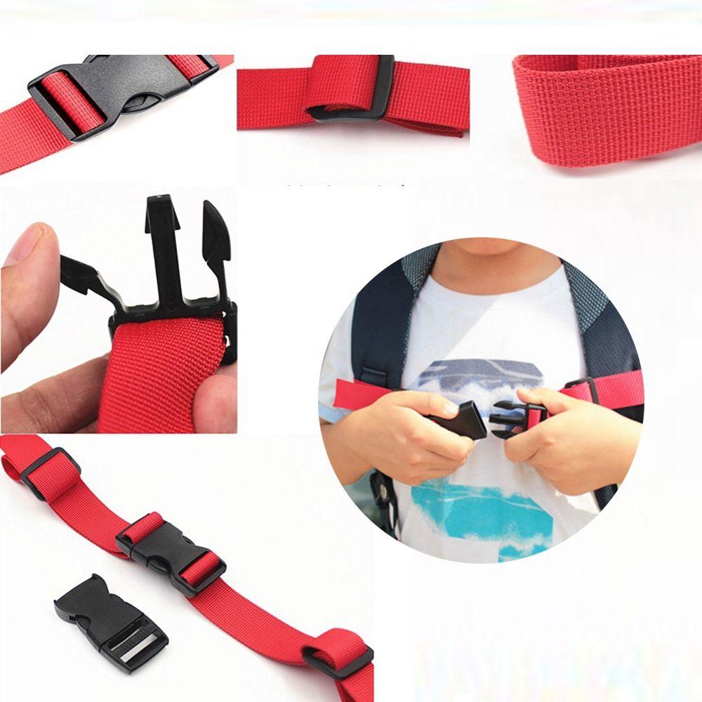 Buckle Adjustable Bag Parts Accessories Fixed Belt Straps Non-slip Buckles Nylon Sternum Strap