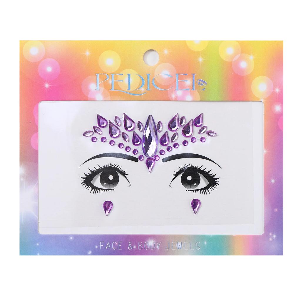 Colourful Kids Makeup Face Stickers Crystal Diamonds Gemstones Girls Women Holiday Glitter Party Self Adhesive Eye Face Tattoos