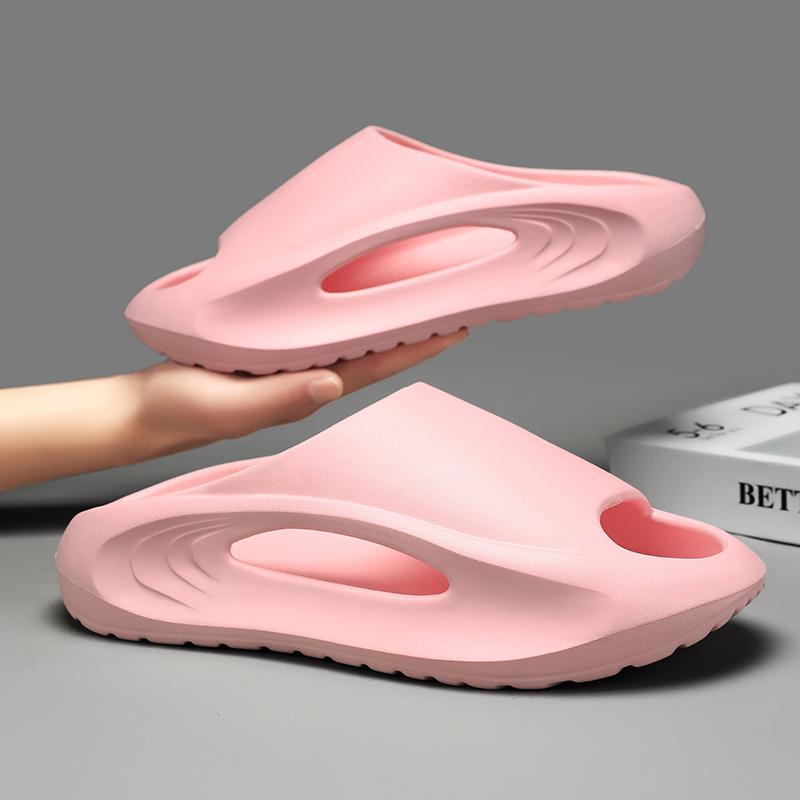 FashionMen Slippers 2024 New Slides Summer Sandals Men Outside Women Fashion Casual Beach Lover Breathable Shoes Men Home Slippers