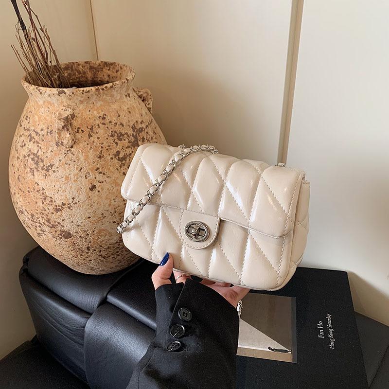 Популярная маленькая сумка женская новая универсальная цепочка сумка-мессенджер на плечо маленькая квадратная сумка