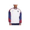 Nike Dri-FIT Soccer Jacket Color Block Printed Logo Vintage Sports Stand Collar Long Sleeve Work Jacket Men Jackets White FJ2900-100
