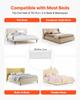 Toddler Bed Rail, Kids Beds Guard Rail with Reinforced Iron Pipe and Oxford Cloth, Adjustable Height Bed Side Railing, Portable Guard Bumper Barrier