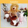Animal Attractive Plush Keychain Adorable Lion And Elephant For Decoration Backpack
