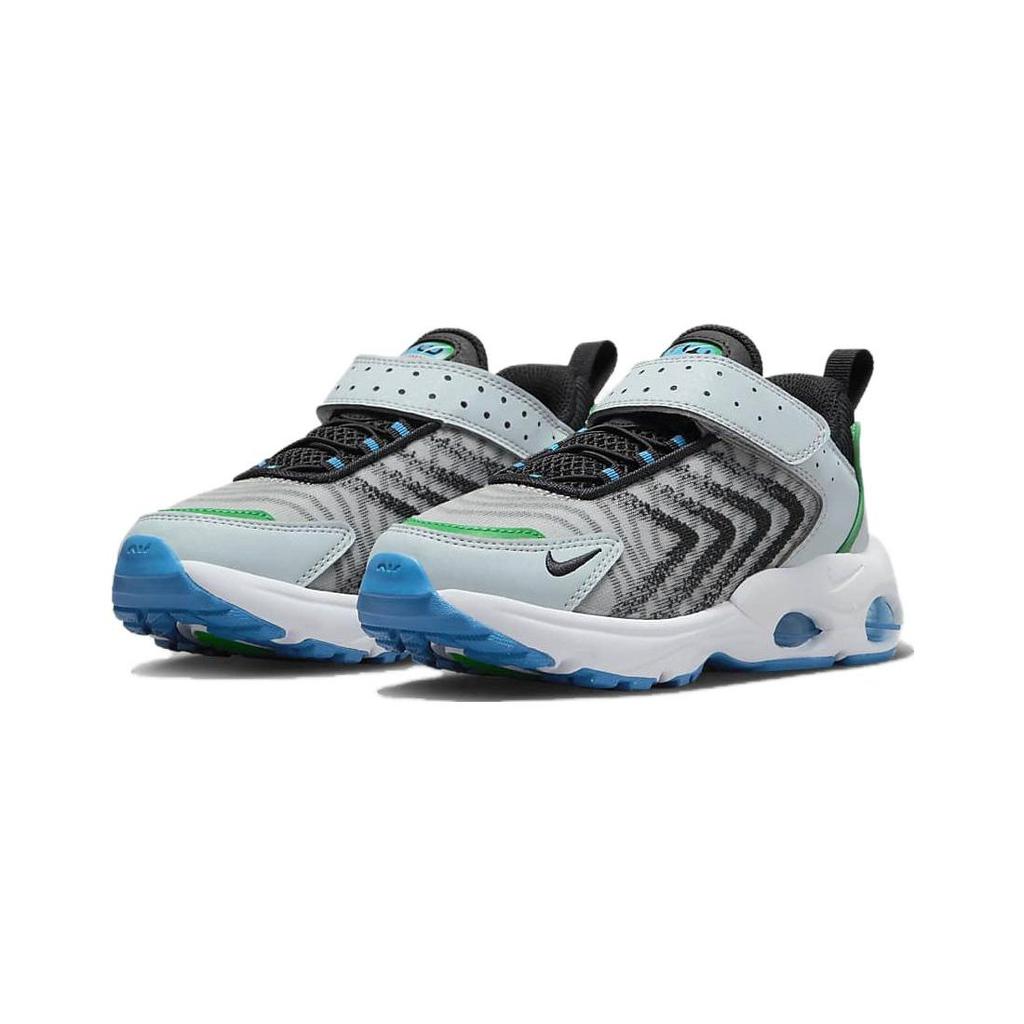 Nike Air Max TW PS Амортизация Дышащая Амортизация Дышащая Низкие Детские Повседневные Кроссовки Серый Синий DQ0297-003