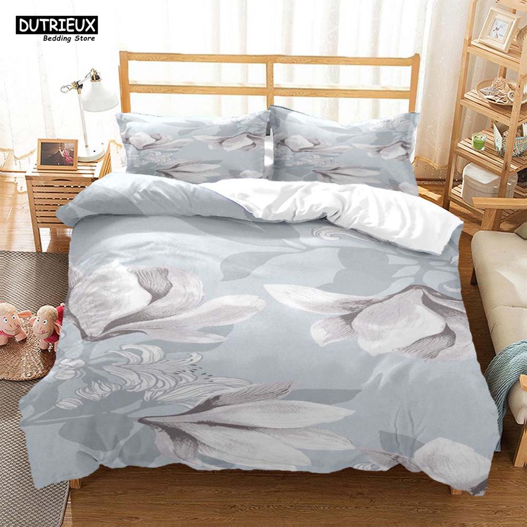 Comforter The Flower Pattern Is Simple And Fresh Soft And Comfortable Customizable Comforter Bedding Sets Bedding Set Luxury