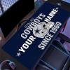 Custom Name,Dallas Cowboys Mouse Pad, Large Gaming Desk Mat, Non-slip XXL Mousepad for Laptop & Tablet, Mini PC Playmat with Stitched Edges