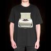 New 1980 The Shining Horror Film Collaboration Collection American Dark Style ShortSleeved Pure Cotton Printed TShirt