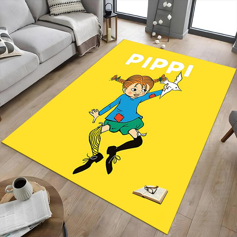 1PC PIPPI LIVING UPON THE RoOF Extra Large Non Slip Floor carpet, Office, family, bedroom, Studio Large Area Rug Indoor Rugs