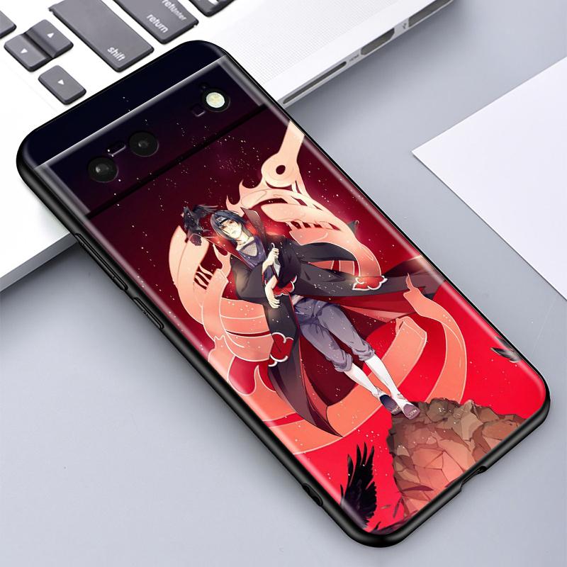 Популярный аниме Наруто для Google Pixel 6 Pro 6A 5A 5 4 4A XL 5G черный чехол для телефона противоударный чехол мягкий Fundas Coque Capa