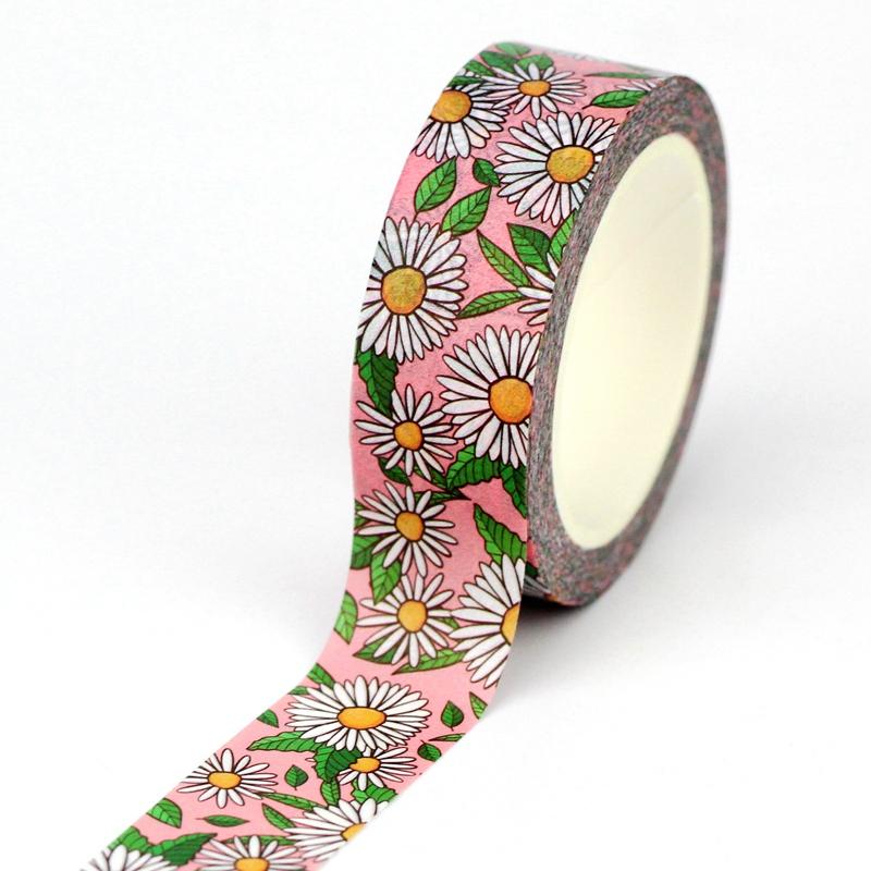 NEW 1PC 10M Deco Flowers Cactus Plants Traditional Tulip Washi Tape Set for Scrapbooking Journaling Masking Tape Cute Stationery