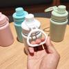 Термоизолированная бутылка для воды из нержавеющей стали с крышкой-поилкой для спорта и путешествий