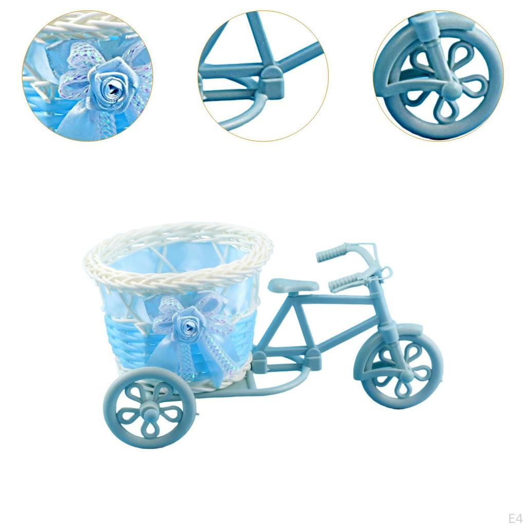 Искусственный цветок декоративный стенд для растений мини трехколесный велосипед композиция контейнер корзина для