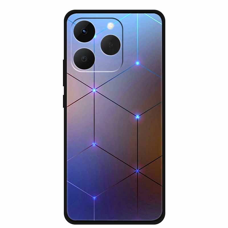Чехол для Realme 15T 5G Черный Мягкий Силикон ТПУ Чехлы для Телефона для Realme 15T 5G Пылезащитный Защитный Задний Чехол Для Realme15T 6.57"