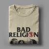 Повседневные футболки Bad Religion для мужчин с круглым вырезом, 100% хлопок, футболки с коротким рукавом, классические топы